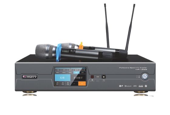 Профессиональный усилитель мощности серии KR с беспроводным микрофоном 20Hz-20KHz